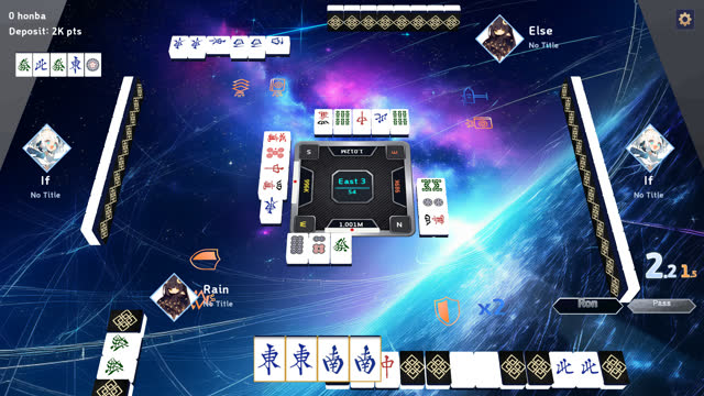 In-game table with augment icons